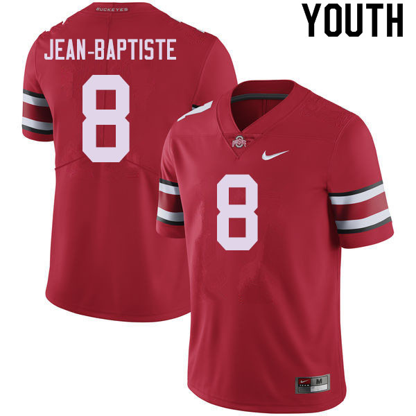 Youth #8 Javontae Jean-Baptiste Ohio State Buckeyes College Football Jerseys Sale-Red